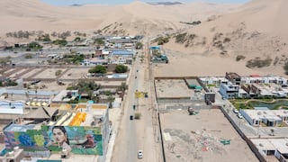 Ica: avanza la obra de la doble vía a Huacachina por más de S/40 millones