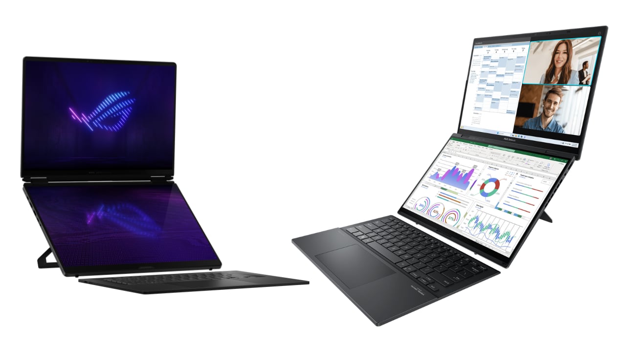 El nuevo modelo incorpora dos pantallas táctiles OLED, procesador Intel Core Ultra y gráficos NVIDIA RTX 5090, con un diseño enfocado en productividad avanzada.