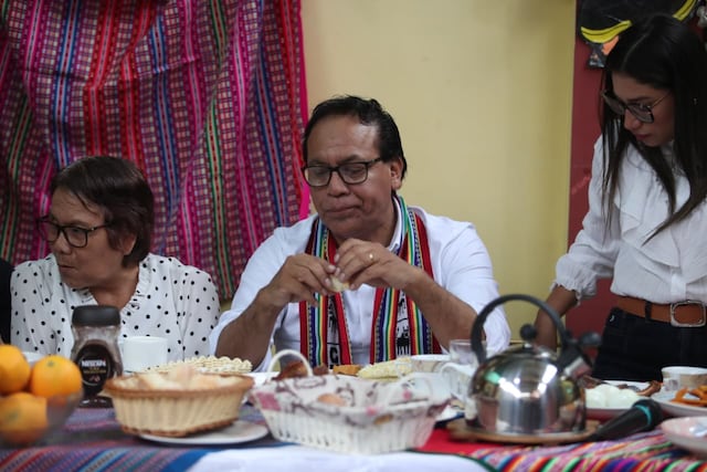 Roberto Sánchez: así fue el desayuno electoral junto a su familia en Huaral (Fotos: Jesús Saucedo/GEC)