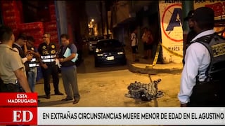 El Agustino: joven de 17 años fue encontrado sin vida en plena vía pública (VIDEO)