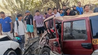 Ica: tres heridos deja violento choque entre un Tico y un vehículo en Los Aquijes