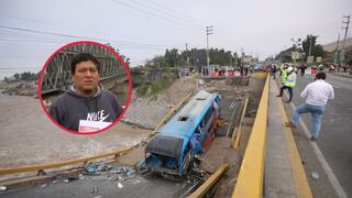 Esposo de mujer desaparecida tras colapso del puente Chancay no pierde la fe de hallar su cuerpo
