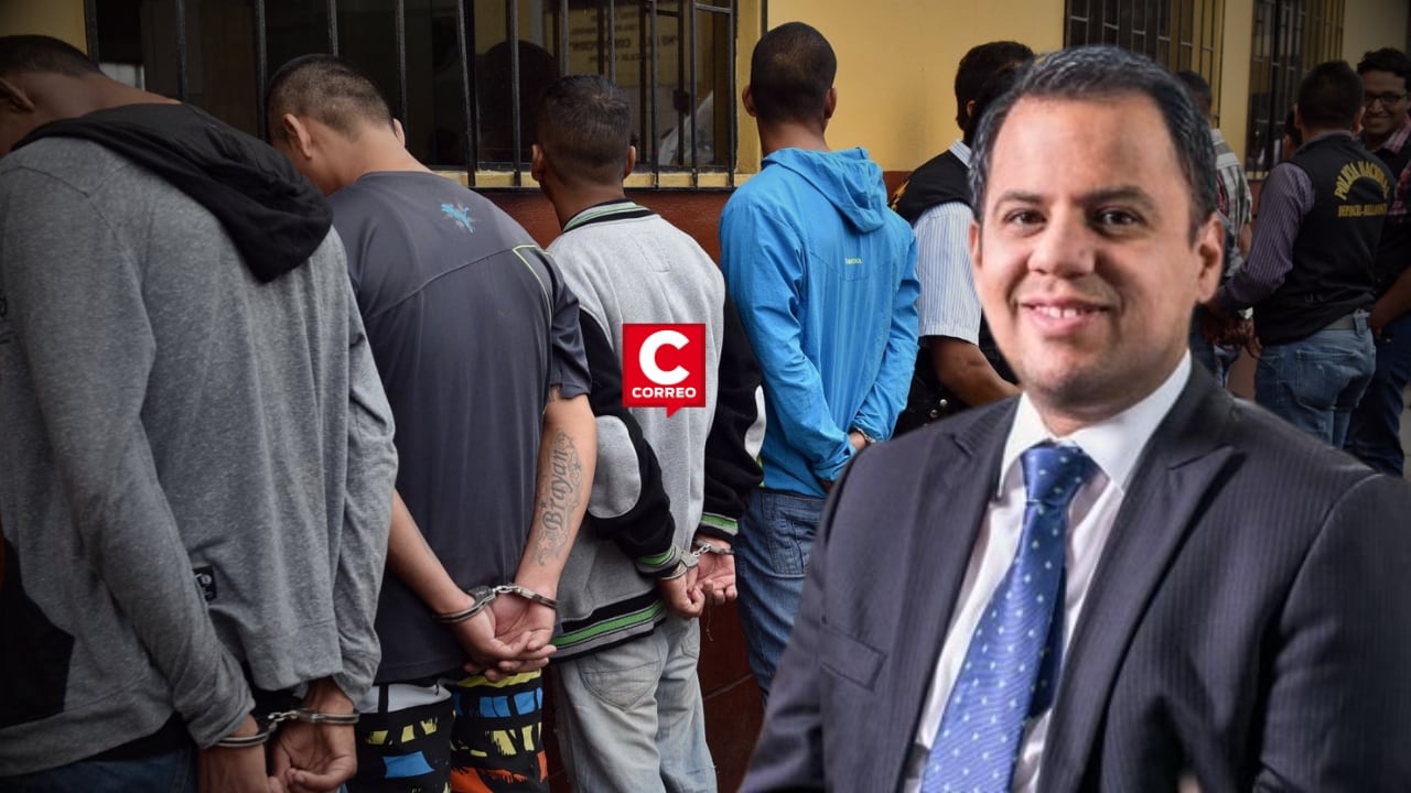 Ministro de Justicia afirma que tasas de homicidios y extorsiones han disminuido en últimos meses del 2025. Composición: Diario Correo.