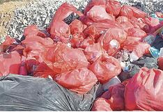 Arequipa: Arrojan basura clínica en canteras de Cerro Colorado