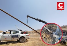 Junín: Quema de pastizales dañan redes y dejan sin energía eléctrica a usuarios