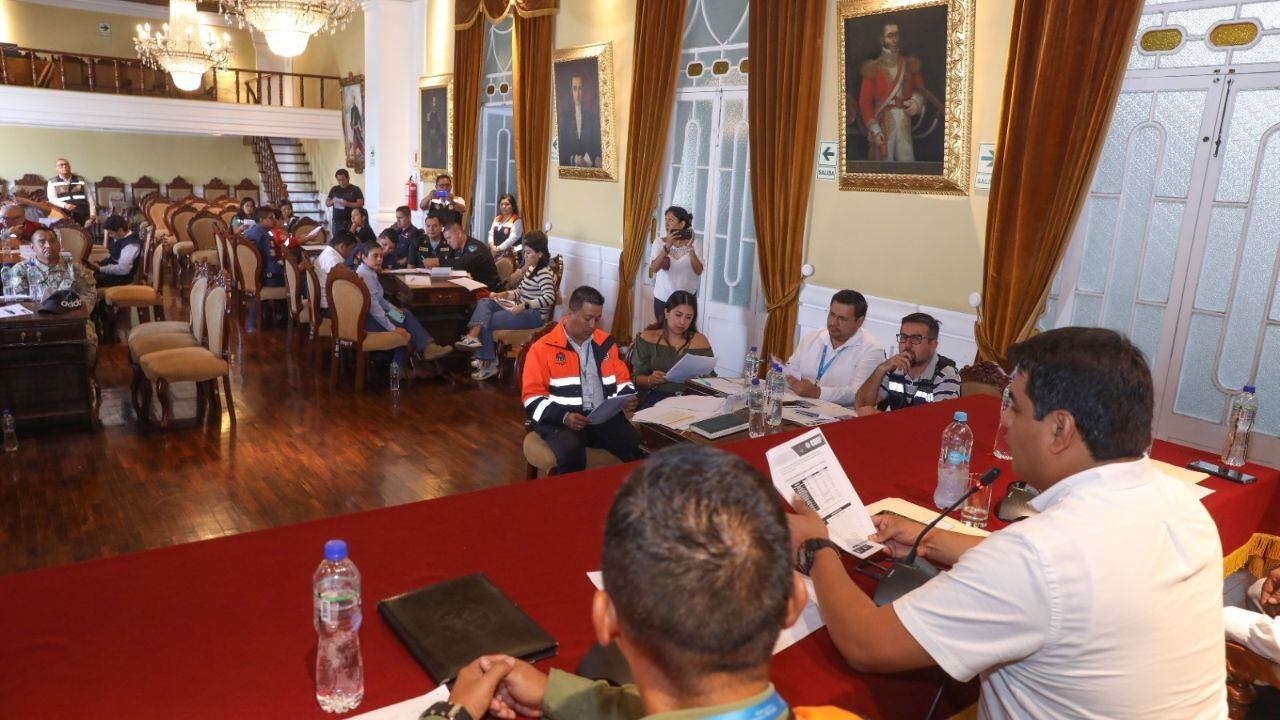 La Municipalidad Provincial de Trujillo lideró el ejercicio que convocó a instituciones públicas y privadas para evaluar sus capacidades y articular acciones ante una emergencia o desastre.