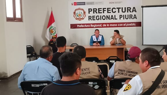 Funcionarios de comuna del distrito de Castilla se reunieron con subprefecto y 17 tenientes gobernadores