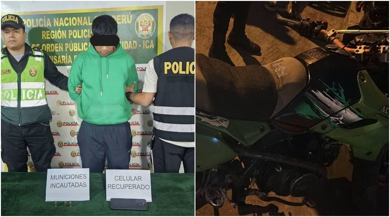 Ica: intervienen a menor de 17 años y encuentran tres municiones durante operativo policial