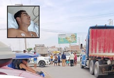 Joven futbolista atropellado por volquete del municipio de Chiclayo clama justicia