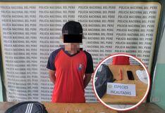 La Libertad: Policía atrapa a escolar con artefacto explosivo
