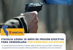 Nasca: Fiscalía de Vista Alegre logra 30 años de prisión efectiva para venezolana por homicidio calificado
