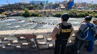 Hallan cadáver de un varón en el río Chili de Arequipa