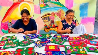 Manos de mujeres cataquenses bordan con arte y tradición