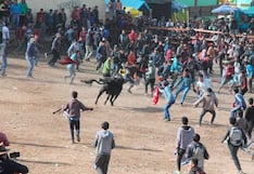 Joven en estado crítico es trasladado a Huancayo tras ser embestido por un toro