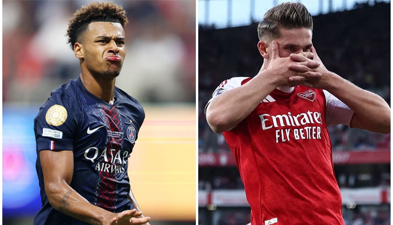 PSG vs. Arsenal chocan en la final de la Champions League. (Foto: Composición Correo)