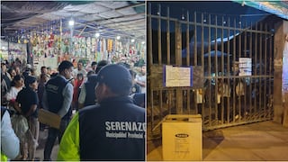 Ica: cierran temporalmente feria navideña de la Av. Cutervo por fallas de seguridad eléctrica