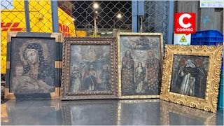Impiden salida de 4 pinturas de posible origen virreinal en aeropuerto Jorge Chávez