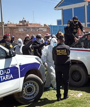 Puno: Hallan cuerpo de hombre dentro de saco en área pública de Anexo Los Andes