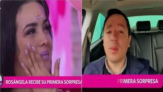 Rosángela Espinoza llora al recibir sorpresa de su novio en su cumpleaños (VIDEO)