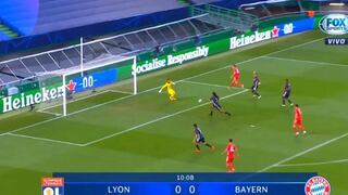 Bayern Múnich vs Lyon: Leon Goretzka se perdió este increíble gol en el arco francés (VIDEO)