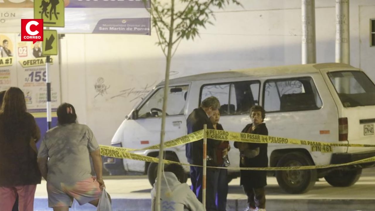 La víctima, Abilio Huerta Toledo, fue impactada cuando salía de una iglesia. La cúster fue hallada abandonada y trasladada a la Comisaría Laura Caller para las diligencias. (Fotos: GEC)