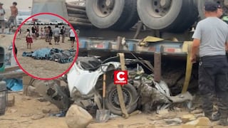 Huacho: tráiler aplasta minivan y deja 5 muertos incluyendo madre con su bebé en la Panamericana Norte