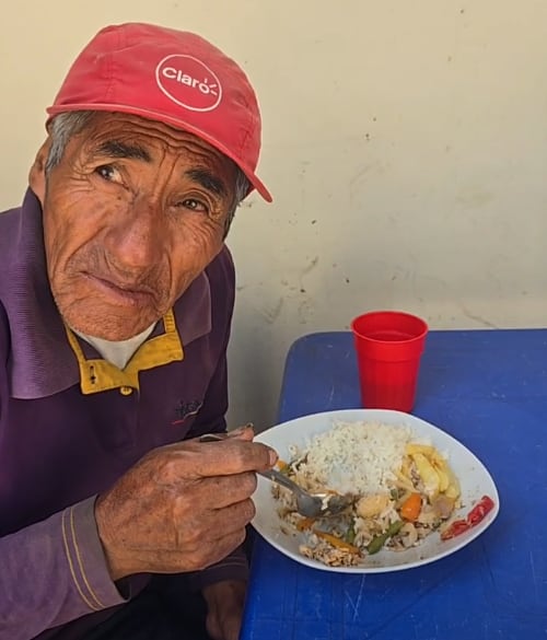 Son 70 los comensales que dependen de la olla común (Foto: Omar Cruz/@photo.gec)