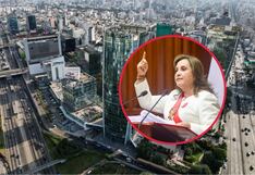 PBI de Perú crecerá entre 3.1 % y 3.5 % en 2025, afirma Dina Boluarte