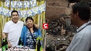 VMT: mujer muere calcinada tras intentar rescatar a su esposo durante incendio en su vivienda