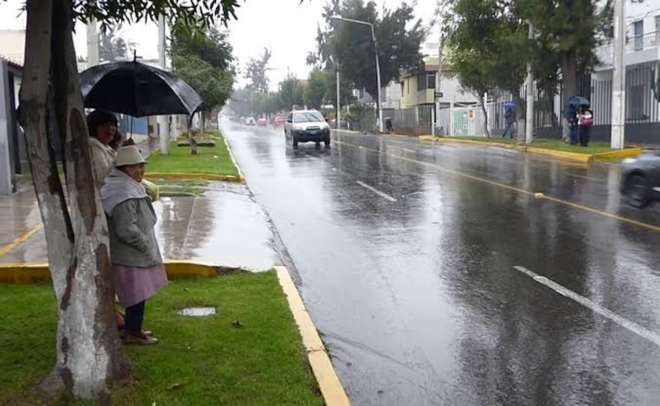 Lluvias de moderada intensidad se registran en algunos distritos de Arequipa