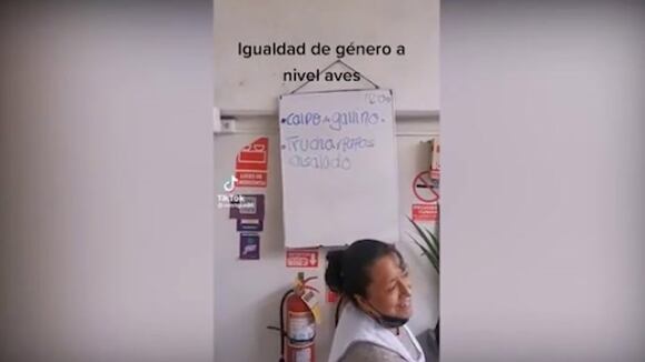 Video viral de vendedora