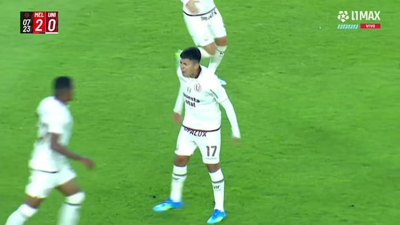 Gol de Jairo Concha para el 1-2 de Universitario vs Melgar. (Video: L1 Max)