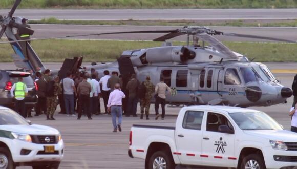 Colombia: atacan helicóptero en el que viajaba presidente Iván Duque