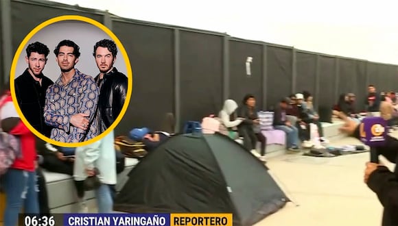 Jonas Brothers en Lima: fanáticos realizan largas colas desde la madrugada para ingresar a concierto