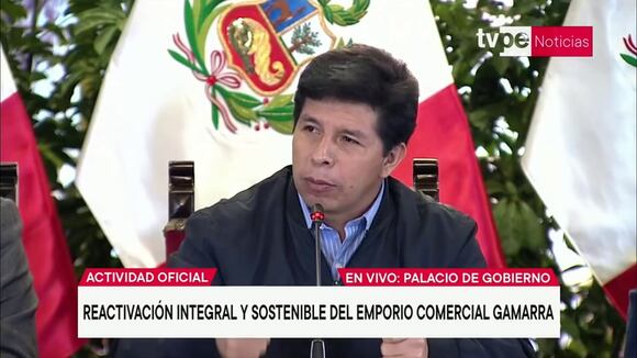 Palabras de Pedro Castillo