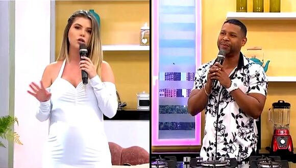 Brunella Horna se molesta en vivo