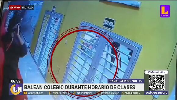 Disparan contra colegio en Trujillo