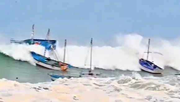 Piura: Malecón de Máncora luce destruido tras oleaje anómalo