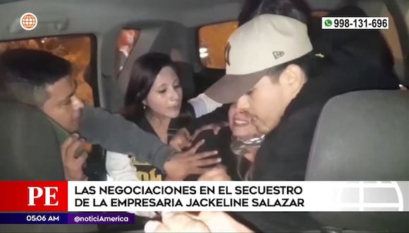 Las negociaciones en el secuestro de la empresaria Jackeline Salazar