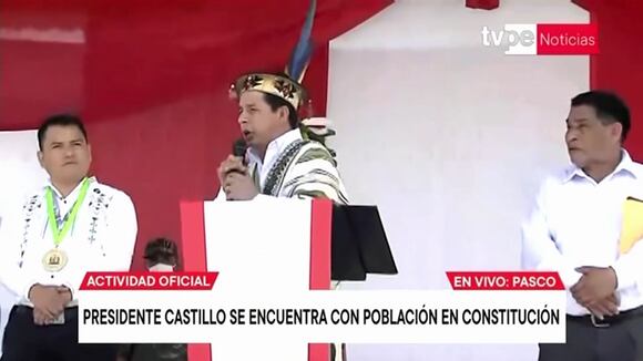 Pedro Castillo en Cerro de Pasco