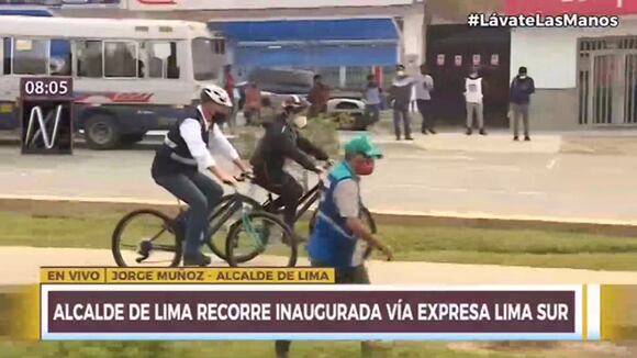 Muñoz inauguró la Vía Expresa Lima Sur en Pachamac. (Video: Canal N)