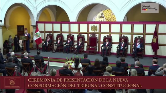 Ceremonia De Presentación De La Nueva Conformación Del Tribunal Constitucional