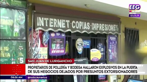 Los negocios están ubicados en el distrito de San Juan de Lurigancho. (Video: América Noticias)