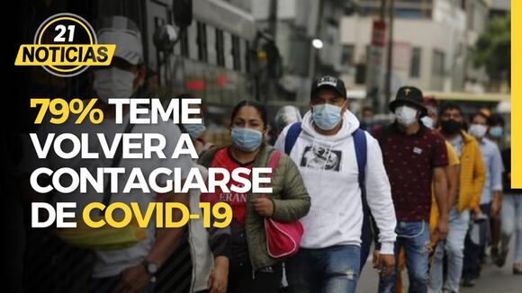 Coronavirus en Perú: 79% teme volver a contagiarse