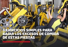 Ejercicios en casa: 3 rutinas simples para bajar los excesos de comida de las fiestas (VIDEO)