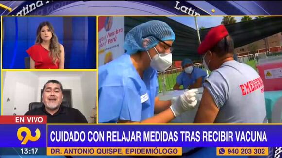 Antonio Quispe molesto por la ivermectina (Latina)