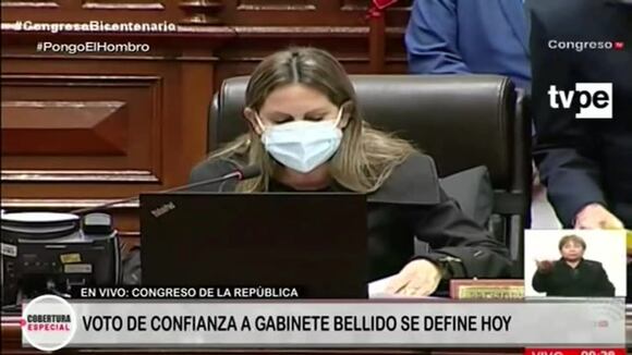 Presidenta del Congreso anuncia que ya hay traductor