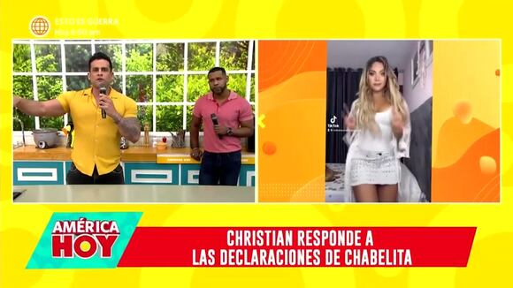 Christian Domínguez y su respuesta a Chabelita