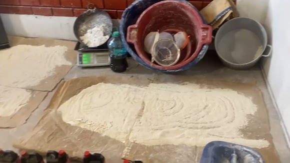 Detienen a grupo familiar que operaba laboratorio de droga en Arequipa