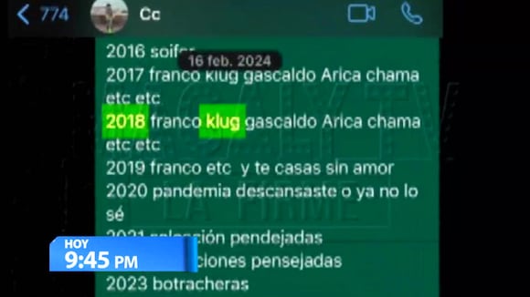 CORREO | Pamela López expone lista de infidelidades de Christian Cueva